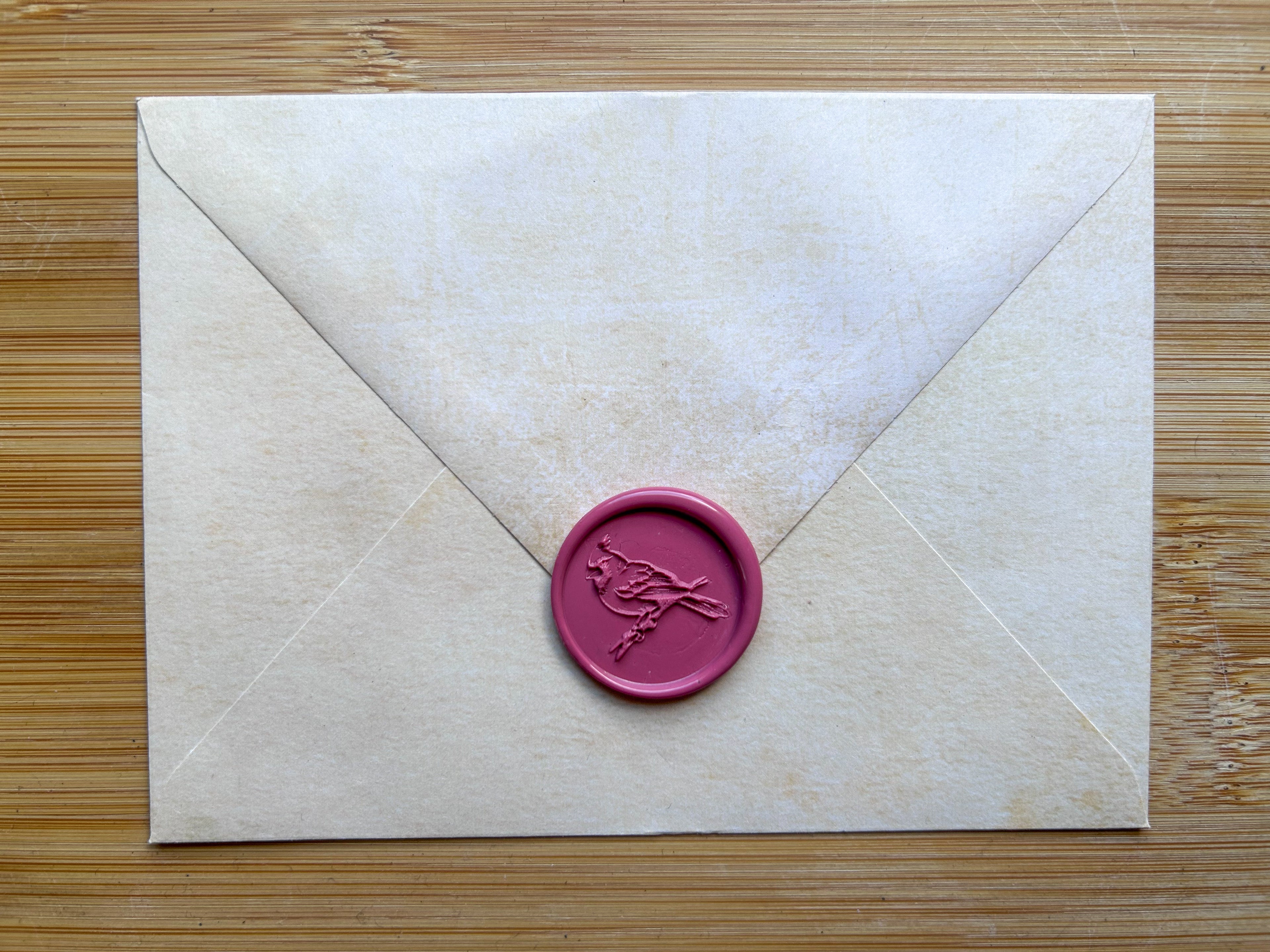 Red cardinal wax seal