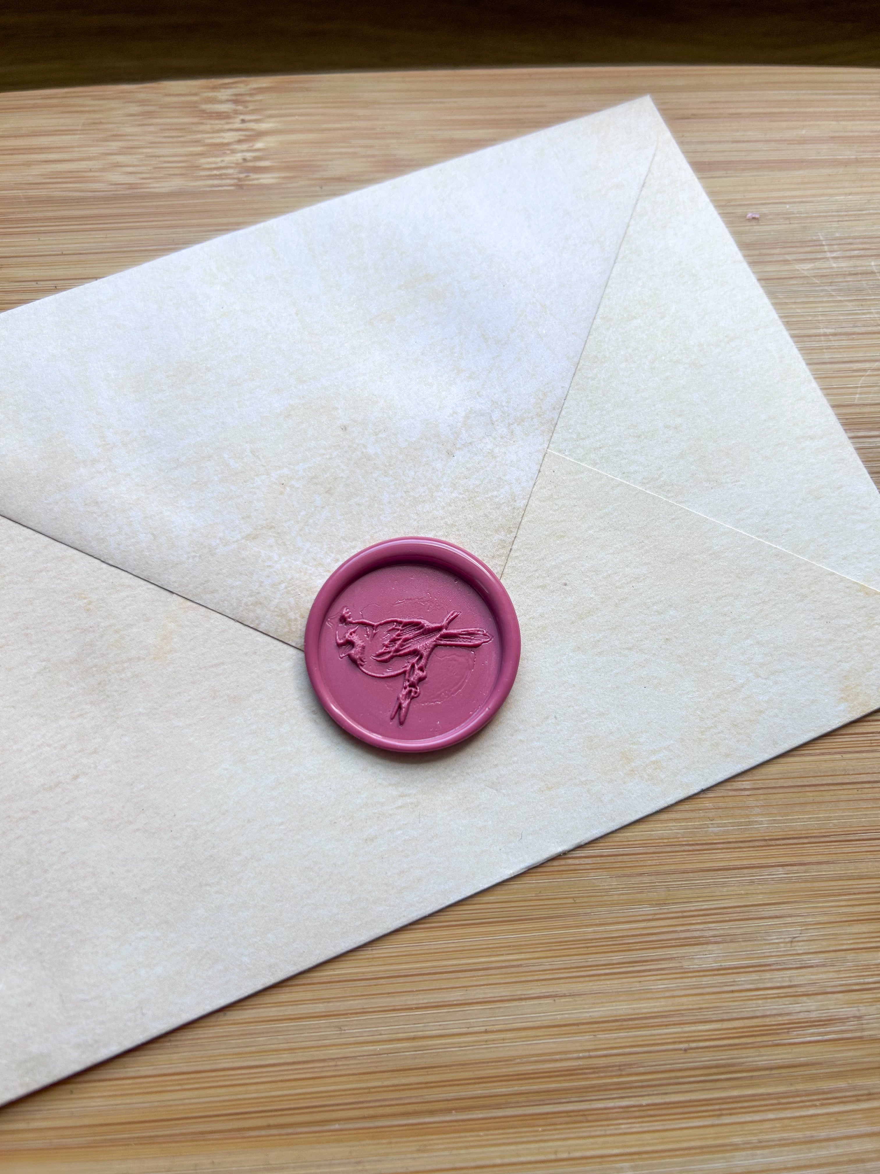 Red cardinal wax seal